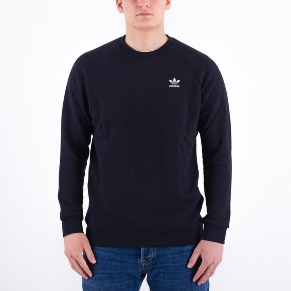 NWT Adidas Small Black Crewneck Sweatshirt - Picture 1 of 16